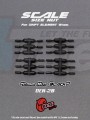 Miscellaneous All Long Nuts For Drift Element Wheel Black by DS Racing