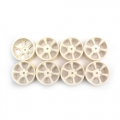 Miscellaneous All 6 Spokes Wheel 24MM White 0-Offset by Speedmind